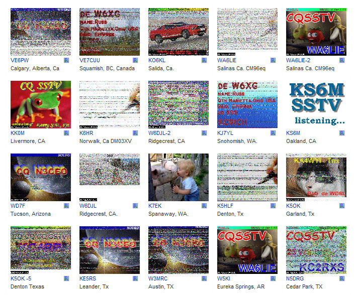 KE5RS' LIVE SSTV FROM AROUND THE WORLD