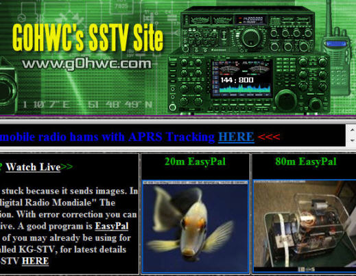 G0HWC's SSTV CAMS WEBSITE